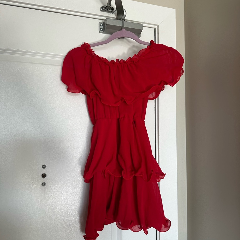 PrettyLittleThing Red dress